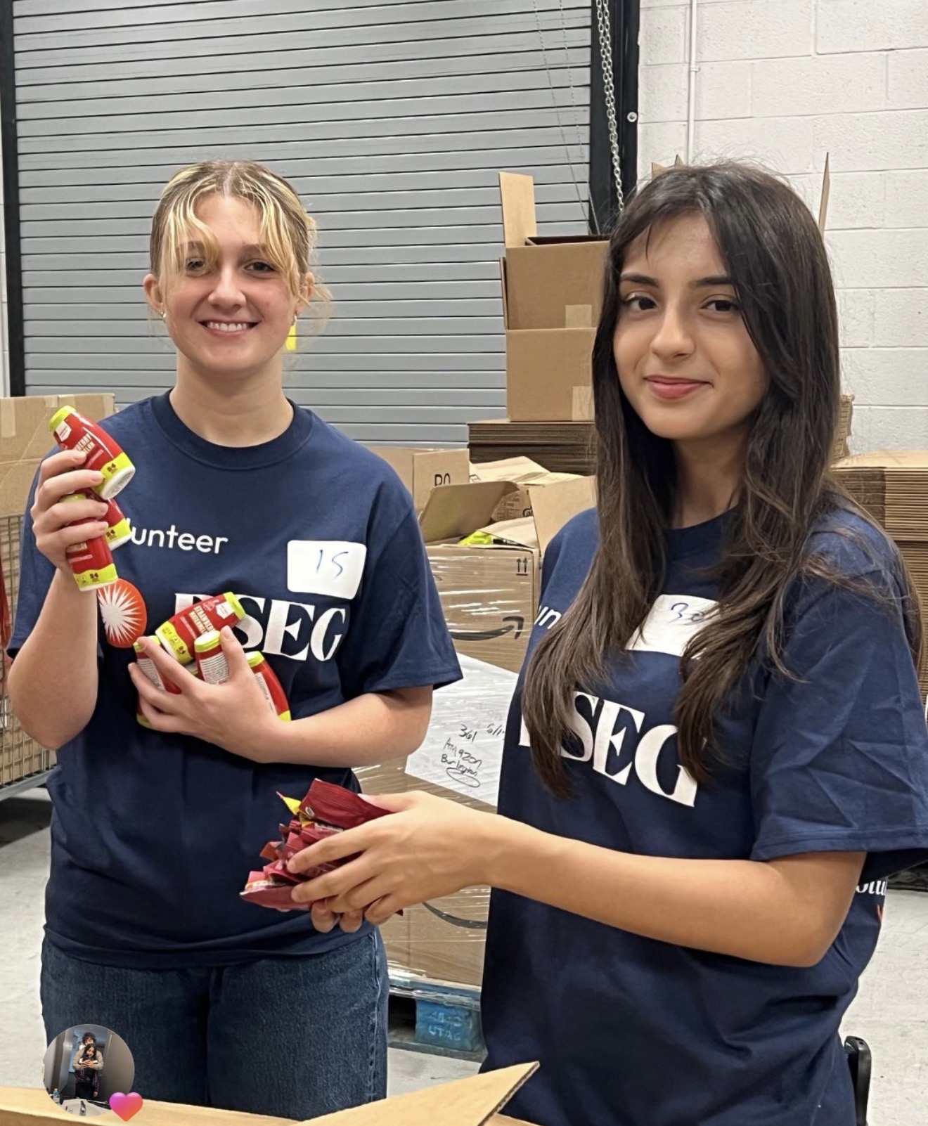 Duru volunteering with PSEG